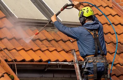 Démoussage et hydrofuge de toiture à Lahourcade